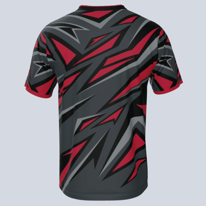 Load image into Gallery viewer, Back of Custom Team Blitz Jersey showing custom name and number