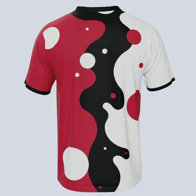 Load image into Gallery viewer, Back of Bubble jersey showing player name and number customization
