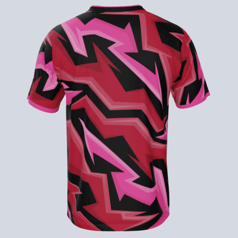 Load image into Gallery viewer, Back of Raptor jersey with name and number customization