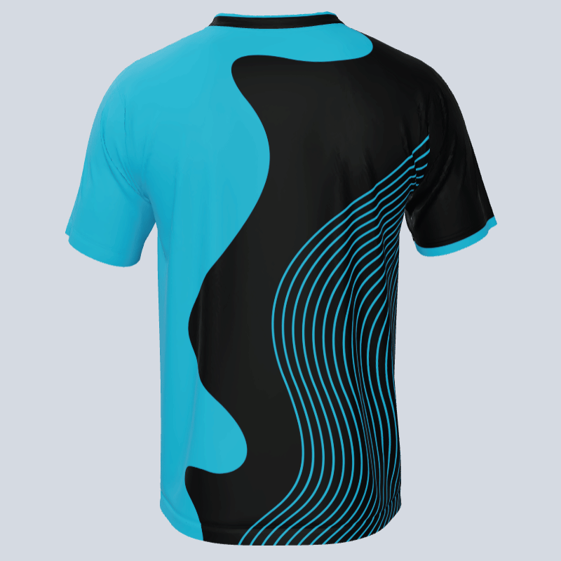 Load image into Gallery viewer, Back of the Team Wave Jersey