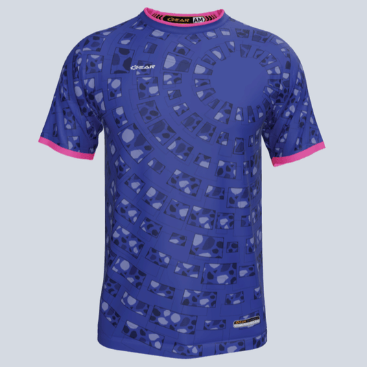 Custom Team Cyclone Jersey front view with personalized team logo