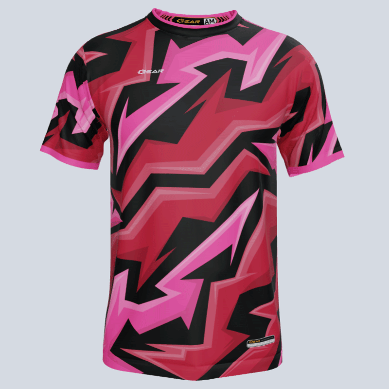 Load image into Gallery viewer, Front view of custom Raptor jersey