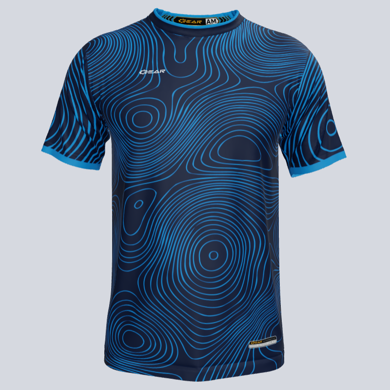 Load image into Gallery viewer, Custom Team Topo Soccer Jersey