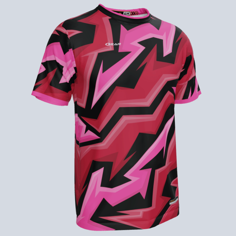 Load image into Gallery viewer, Front view of custom Raptor team jersey