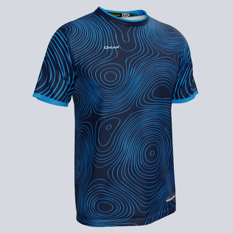 Load image into Gallery viewer, Custom Team Topo Soccer Jersey