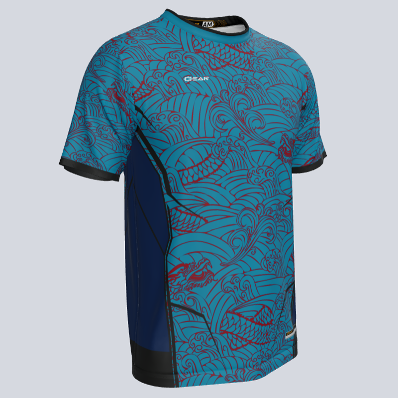 Load image into Gallery viewer, Custom Team Water Dragon Soccer Jersey