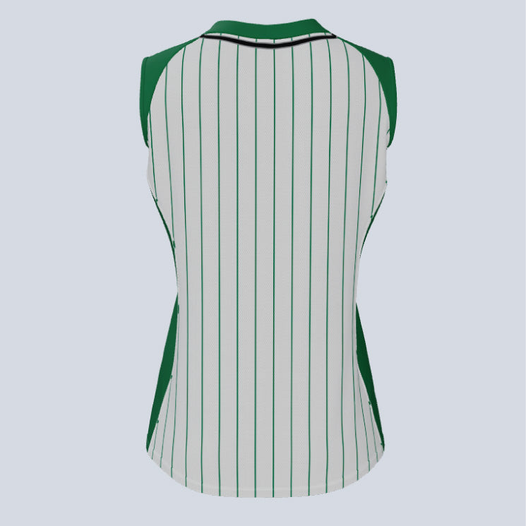 Load image into Gallery viewer, Ladies Elite Two Button Sleeveless Custom Softball Jersey