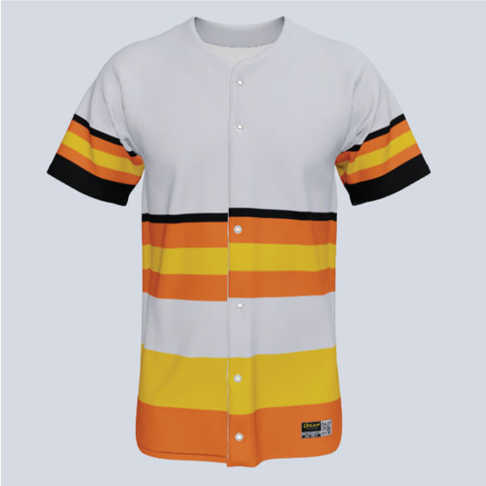 Full Button Baseball EchoDrive Custom Jersey