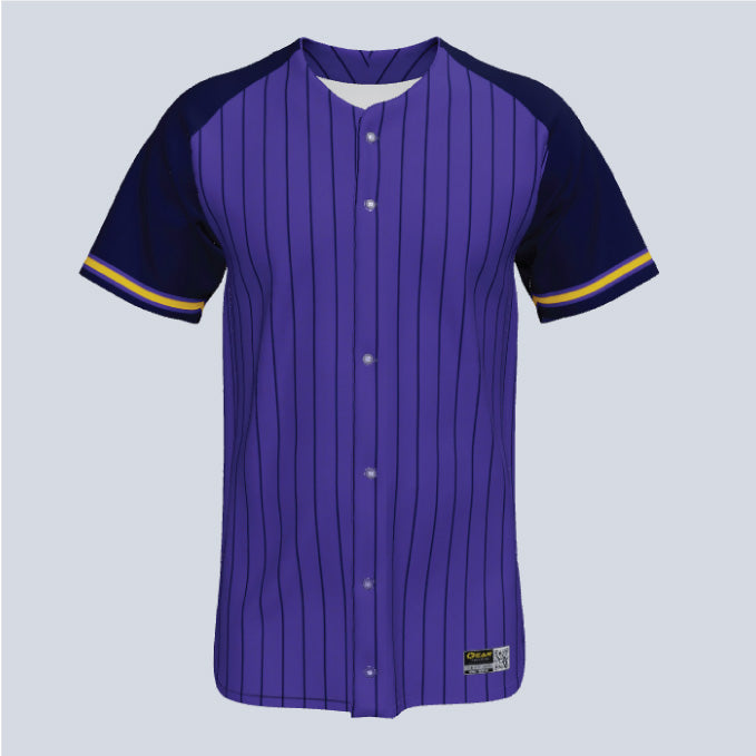 Load image into Gallery viewer, Full Button Baseball Speed Custom Jersey
