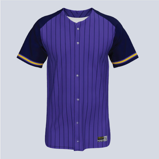 Full Button Baseball Speed Custom Jersey