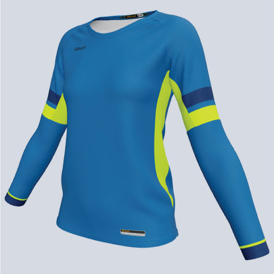 Ladies ProCut LS Custom Roll Jersey