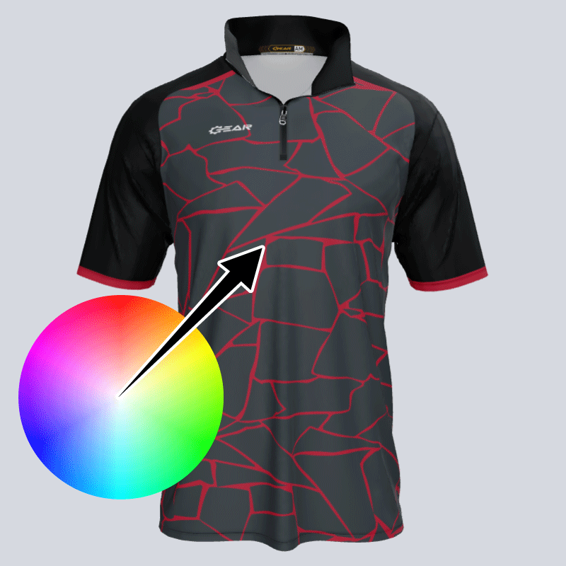 Load image into Gallery viewer, Broken Short Sleeve 1/4 ZIP