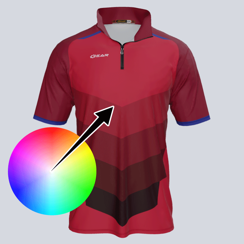 Load image into Gallery viewer, Chevron Short Sleeve 1/4 ZIP
