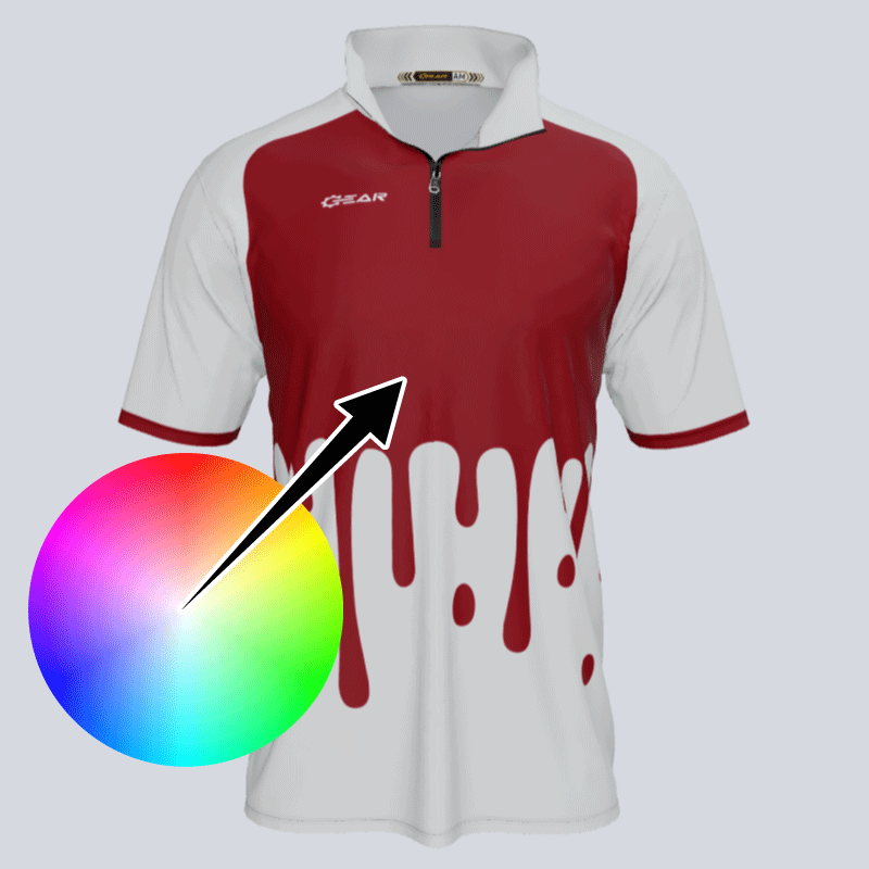 Load image into Gallery viewer, Splash Short Sleeve 1/4 ZIP