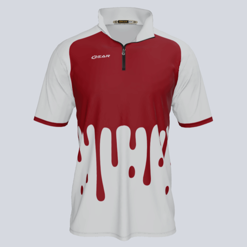 Load image into Gallery viewer, Splash Short Sleeve 1/4 ZIP