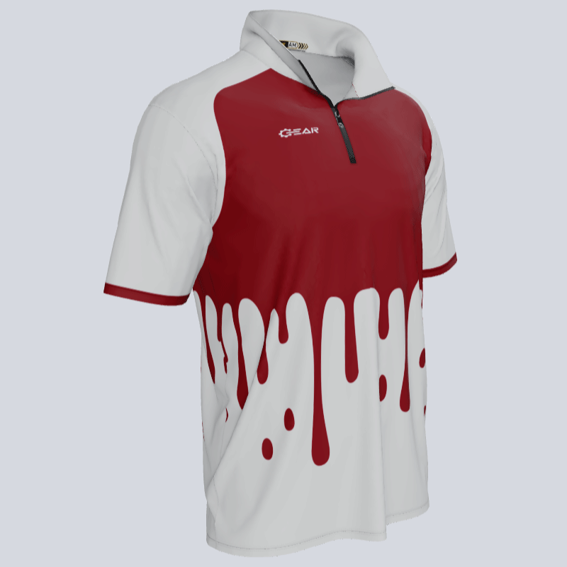Load image into Gallery viewer, Splash Short Sleeve 1/4 ZIP