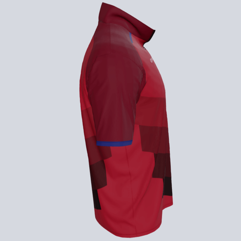 Load image into Gallery viewer, Chevron Short Sleeve 1/4 ZIP
