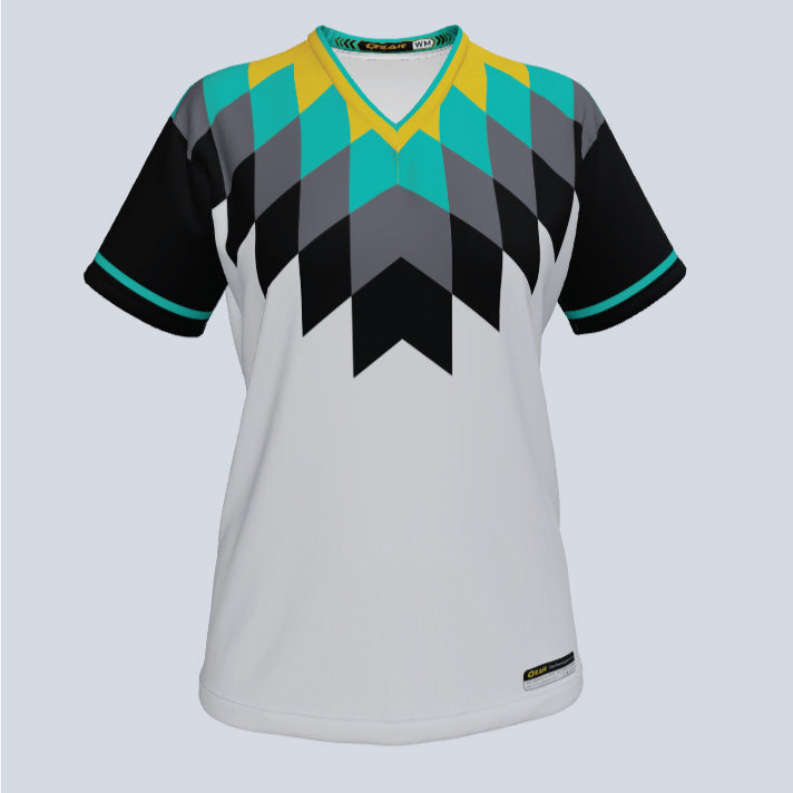 Load image into Gallery viewer, Ladies America V-Neck Custom Jersey