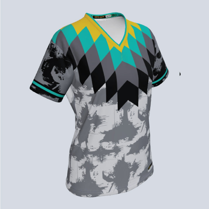 Load image into Gallery viewer, Ladies America V-Neck Custom Jersey