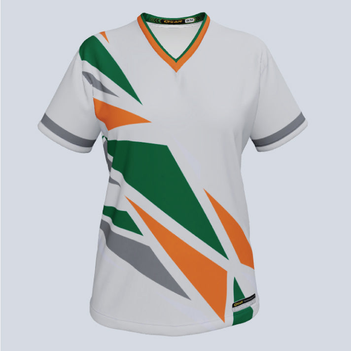 Load image into Gallery viewer, Ladies Attack V-Neck Custom Jersey