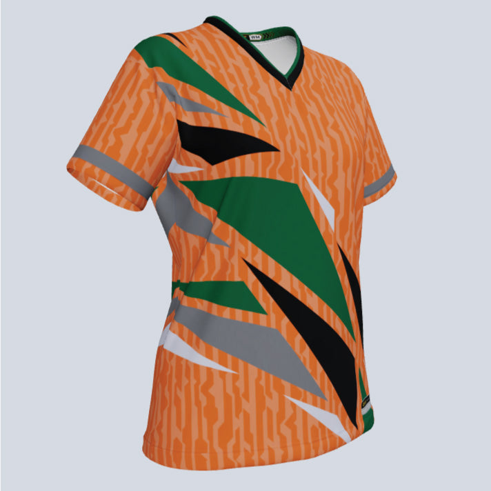 Load image into Gallery viewer, Ladies Attack V-Neck Custom Jersey