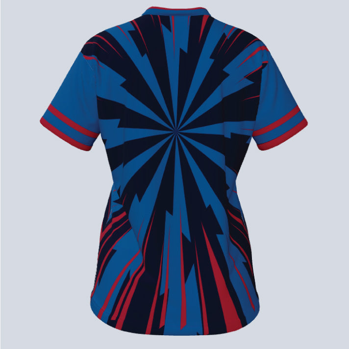 Load image into Gallery viewer, Ladies Comic Slam V-Neck Custom Jersey