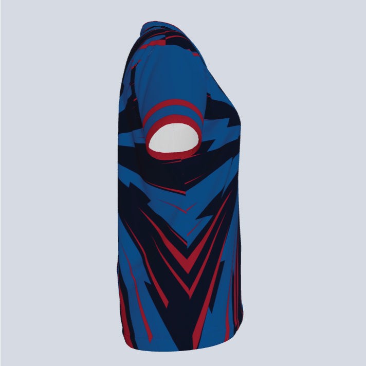 Load image into Gallery viewer, Ladies Comic Slam V-Neck Custom Jersey