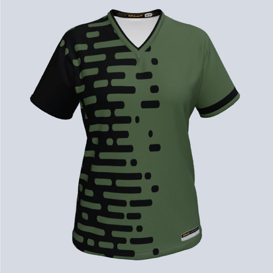 Ladies Dash V-Neck Custom Jersey