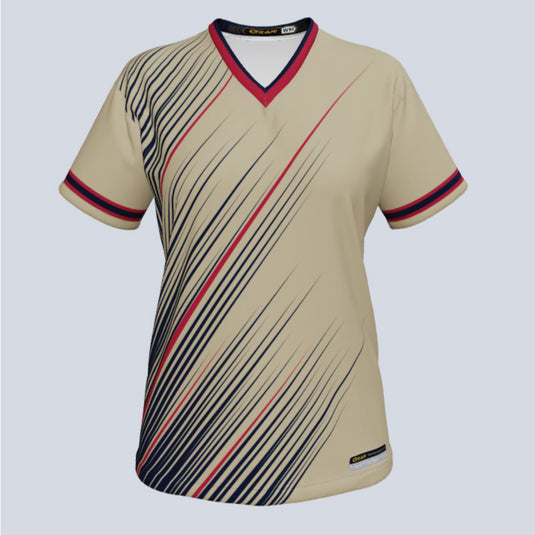 Ladies Flash V-Neck Custom Jersey