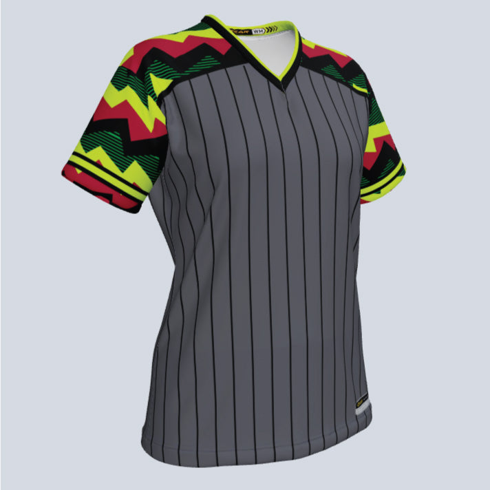 Load image into Gallery viewer, Ladies Fly V-Neck Custom Jersey