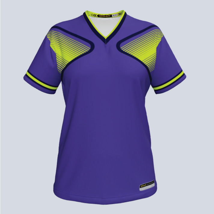 Load image into Gallery viewer, Ladies Lucia V-Neck Custom Jersey
