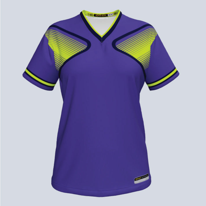 Load image into Gallery viewer, Ladies Lucia V-Neck Custom Jersey