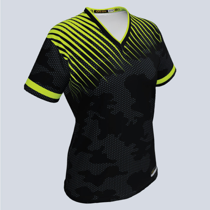 Load image into Gallery viewer, Ladies Rays V-Neck Custom Jersey