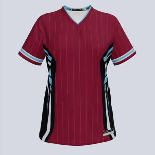 Ladies Sideline V-Neck Custom Jersey