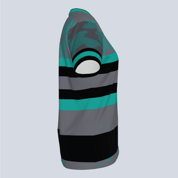 Load image into Gallery viewer, Ladies Astro V-Neck Custom Jersey