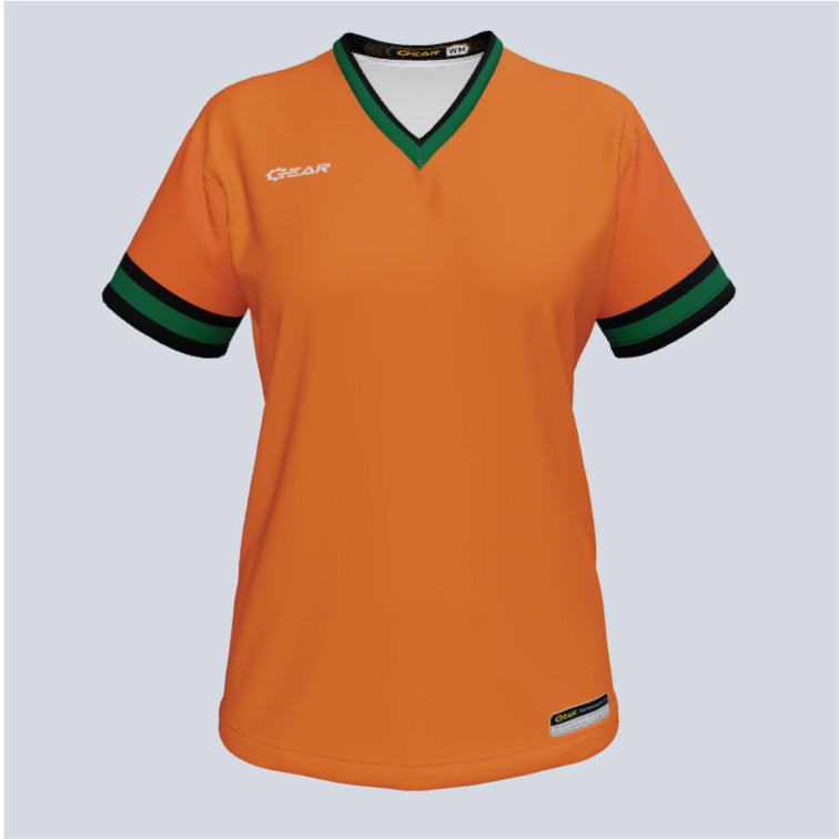 Load image into Gallery viewer, Ladies Core V-Neck Custom Jersey