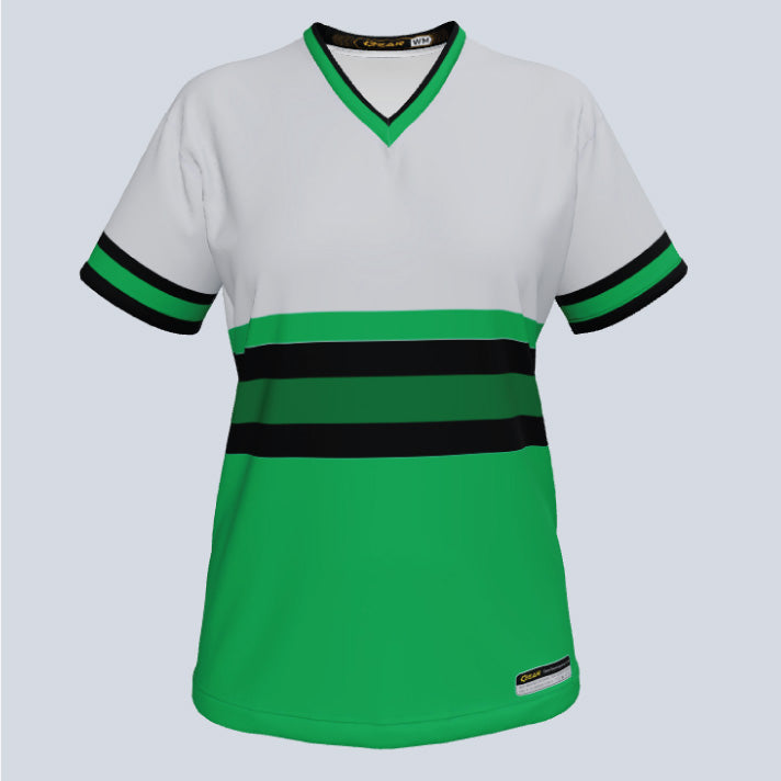 Load image into Gallery viewer, Ladies Hitter V-Neck Custom Jersey