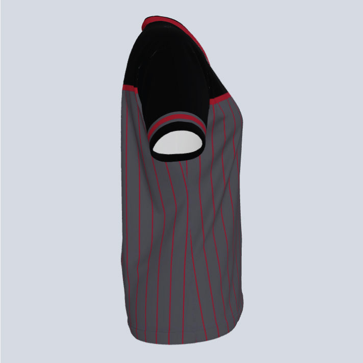 Load image into Gallery viewer, Ladies Triple V-Neck Custom Jersey
