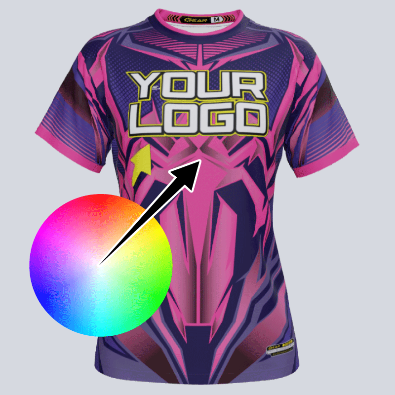 Load image into Gallery viewer, Custom Arachnid team jersey designed for female athletes