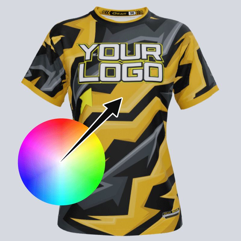 Load image into Gallery viewer, Custom women’s Raptor jersey with sublimated graphics
