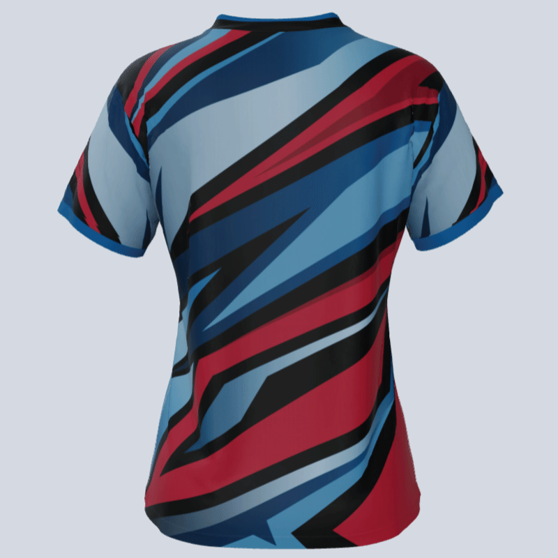 Load image into Gallery viewer, Back of custom Lightning jersey showing player name and number