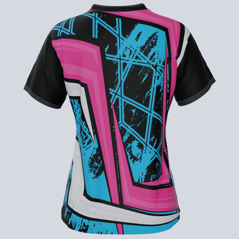 Load image into Gallery viewer, Custom Team Ladies Splatter Soccer Jersey