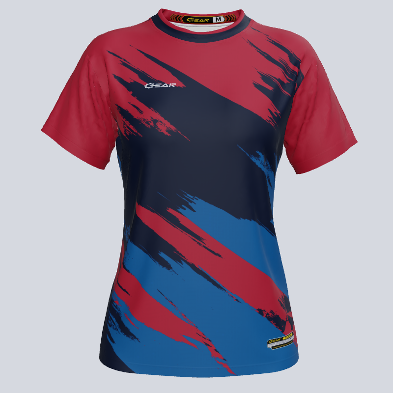 Load image into Gallery viewer, Custom Team Ladies Smear Soccer Jersey