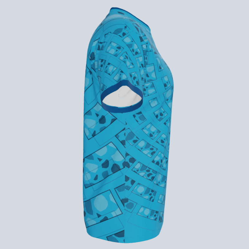 Load image into Gallery viewer, Side view of Cyclone dry-fit women’s jersey