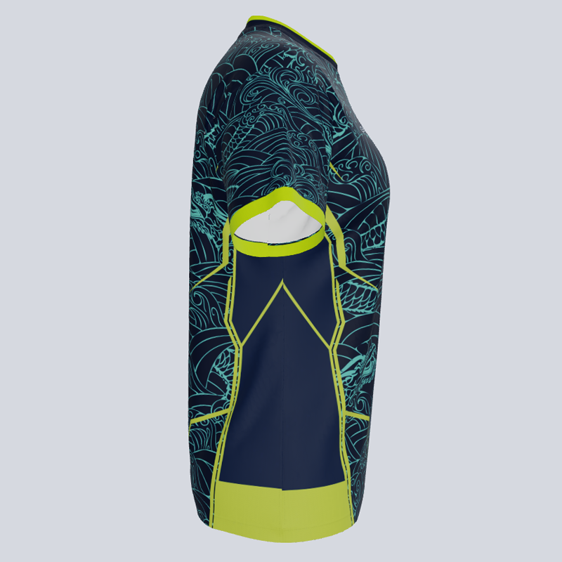 Load image into Gallery viewer, Custom Team Ladies Water Dragon Soccer Jersey
