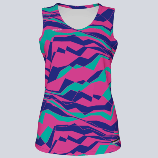 Ladies Custom Track Singlet Trace Jersey