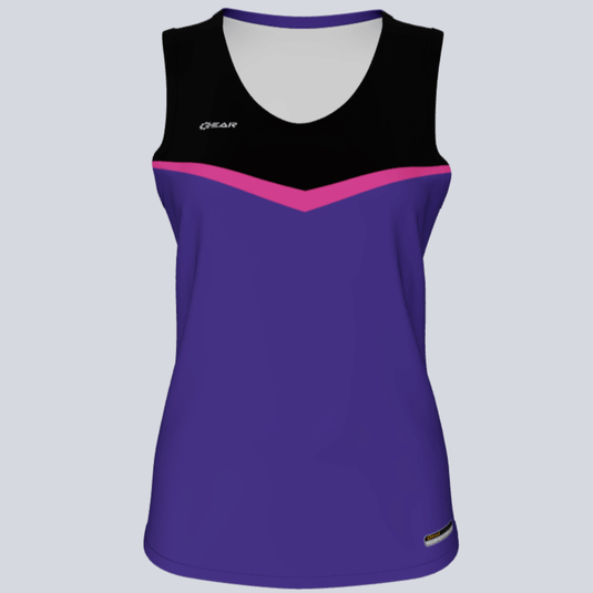Ladies Custom Track Singlet V-Cut Jersey
