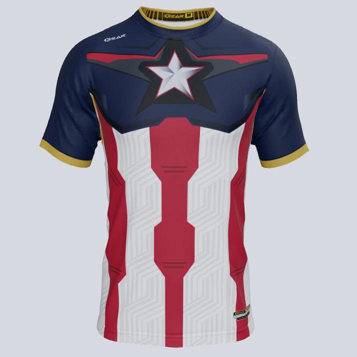Load image into Gallery viewer, captain-usa--jersey-front