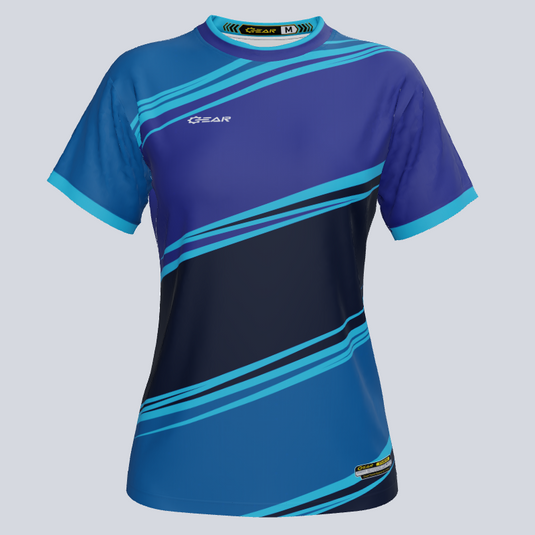 Custom ladies soccer jersey front view