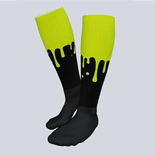 Custom Full Length Splash Game Socks with stylish design and performance